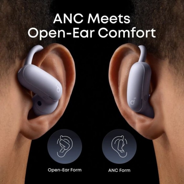Anker Soundcore AeroFit 2 Pro brezžične slušalke, vijolične Anker Soundcore AeroFit 2 Pro brezžične slušalke, vijolične