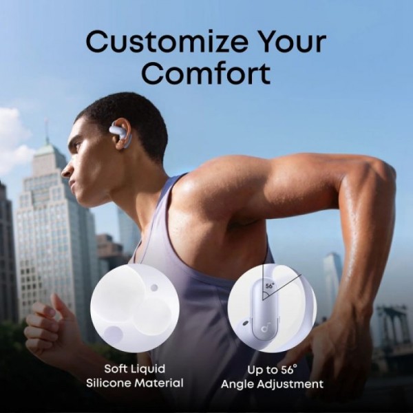 Anker Soundcore AeroFit 2 Pro brezžične slušalke, vijolične Anker Soundcore AeroFit 2 Pro brezžične slušalke, vijolične