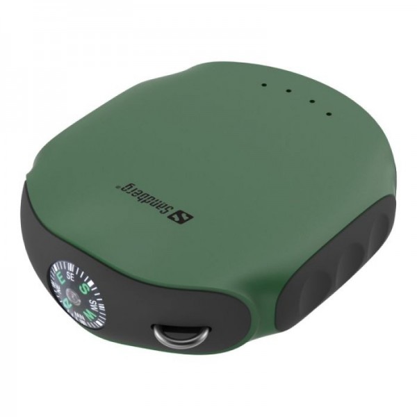Sandberg Survivor Powerbank 10000 mAh prenosna baterija z LED svetilko in kompasom Sandberg Survivor Powerbank 10000 mAh prenosna baterija z LED svetilko in kompasom
