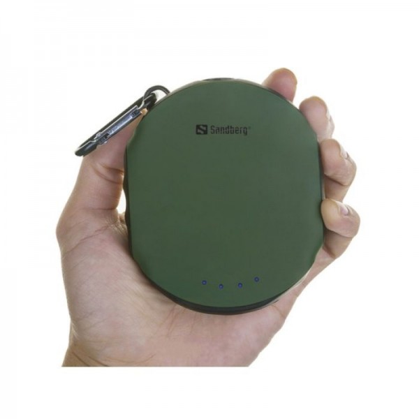 Sandberg Survivor Powerbank 10000 mAh prenosna baterija z LED svetilko in kompasom Sandberg Survivor Powerbank 10000 mAh prenosna baterija z LED svetilko in kompasom