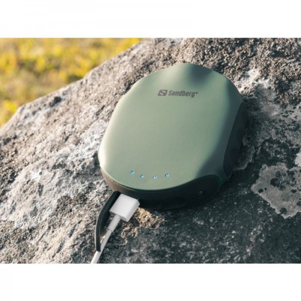 Sandberg Survivor Powerbank 10000 mAh prenosna baterija z LED svetilko in kompasom Sandberg Survivor Powerbank 10000 mAh prenosna baterija z LED svetilko in kompasom