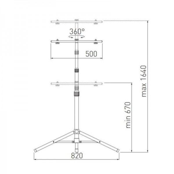 GTV stojalo za reflektorje