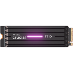 Crucial T710 2TB PCIe Gen5 NVMe 2280 M.2 SSD s hlajenjem