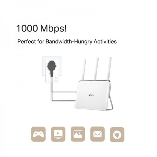 TP-link TL-PA7017P Kit AV1000 Gigabit powerline adapter