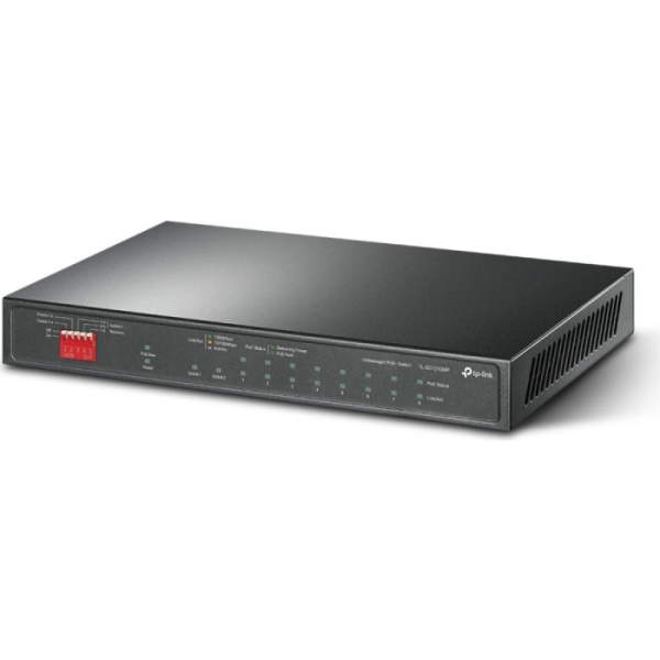 TP-LINK stikalo 10-port Gigabit TL-SG1210MP z 8-Port PoE+