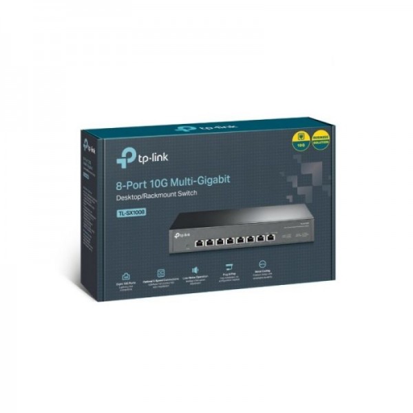 TP-LINK TL-SX1008 8-Port 10G Desktop/Rackmount mrežno stikalo / switch