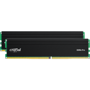 Crucial Pro 64GB Kit (2x32GB) DDR4-3200 DIMM PC4-25600 CL22, 1.2V