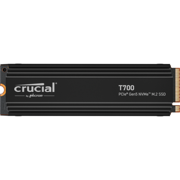 Crucial T700 2TB PCIe Gen5 NVMe M.2 SSD s hlajenjem