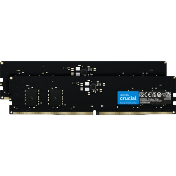 Crucial 16GB Kit (2x8GB) DDR5-5600 UDIMM CL46, 1.1V