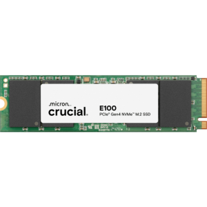 Crucial E100 480GB PCIe Gen4 NVMe 2280 M.2 SSD