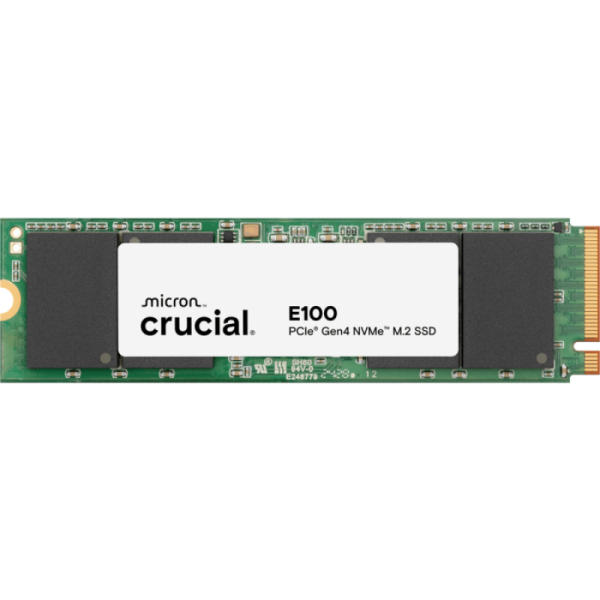 Crucial E100 480GB PCIe Gen4 NVMe 2280 M.2 SSD