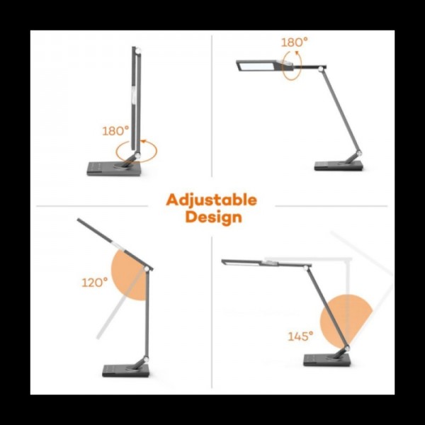 TaoTronics touch control Iron Gray LED namizna svetilka TT-DL16 TaoTronics touch control Iron Gray LED namizna svetilka TT-DL16