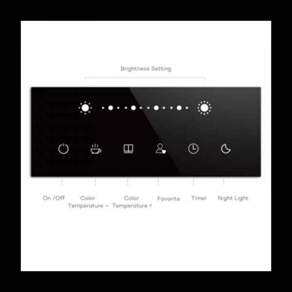TaoTronics touch control Iron Gray LED namizna svetilka TT-DL16 TaoTronics touch control Iron Gray LED namizna svetilka TT-DL16