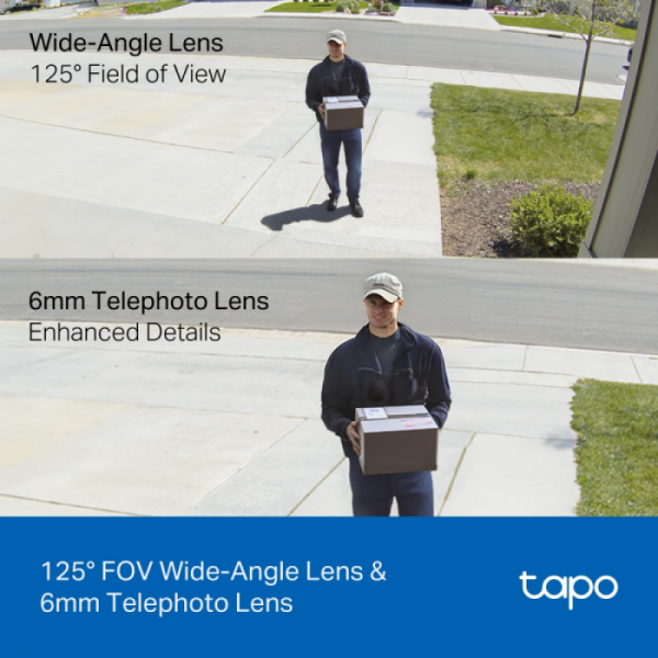 TP-LINK Tapo C246D dvojna 2K Pan/Tilt Wi-Fi notranja/zunanja kamera TP-LINK Tapo C246D dvojna 2K Pan/Tilt Wi-Fi notranja/zunanja kamera