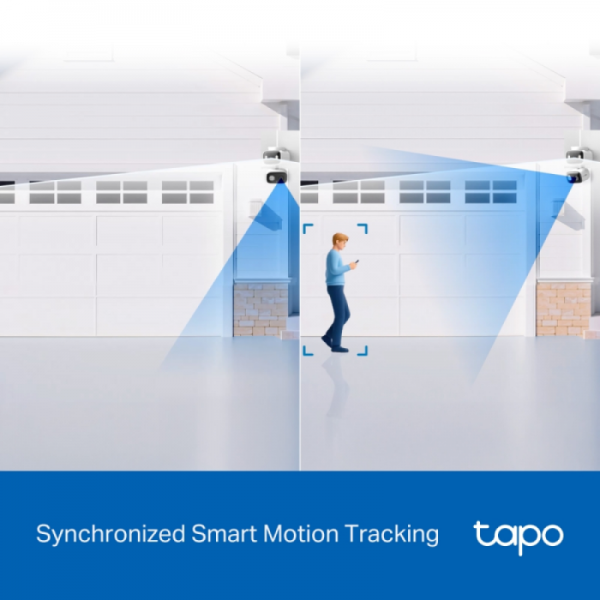 TP-LINK Tapo C246D dvojna 2K Pan/Tilt Wi-Fi notranja/zunanja kamera TP-LINK Tapo C246D dvojna 2K Pan/Tilt Wi-Fi notranja/zunanja kamera