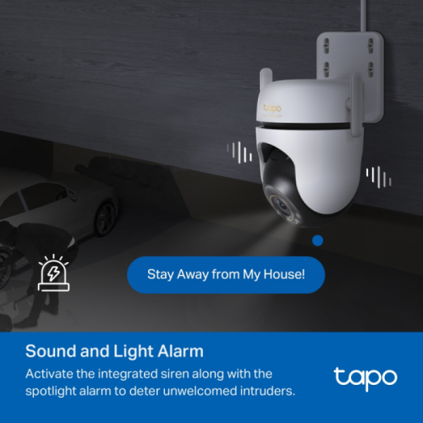 TP-LINK Tapo C530WS 3K 5MP 360° Pan/Tilt zunanja Wi-Fi varnostna kamera