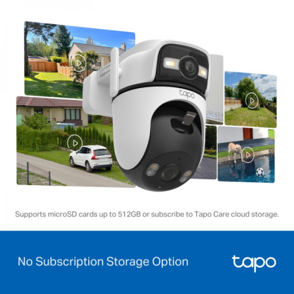 TP-LINK Tapo C545D dvojna 2K zunanja PTZ Wi-Fi kamera z AI TP-LINK Tapo C545D dvojna 2K zunanja PTZ Wi-Fi kamera z AI