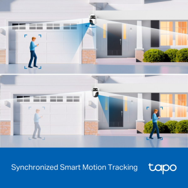 TP-LINK Tapo C545D dvojna 2K zunanja PTZ Wi-Fi kamera z AI TP-LINK Tapo C545D dvojna 2K zunanja PTZ Wi-Fi kamera z AI