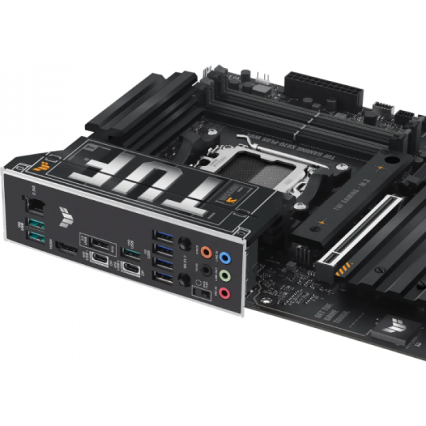 ASUS TUF GAMING X870-PLUS WIFI, DDR5, SATA3, USB3.2Gen2x2, DP, 2.5GbE, WiFi 7, AM5 ATX