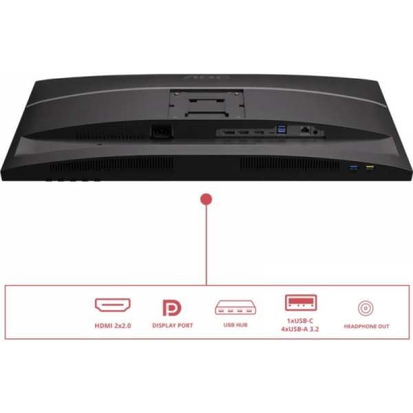 AOC U27E4CV 27" IPS UHD 60Hz USB-C PD poslovni monitor AOC U27E4CV 27" IPS UHD 60Hz USB-C PD poslovni monitor