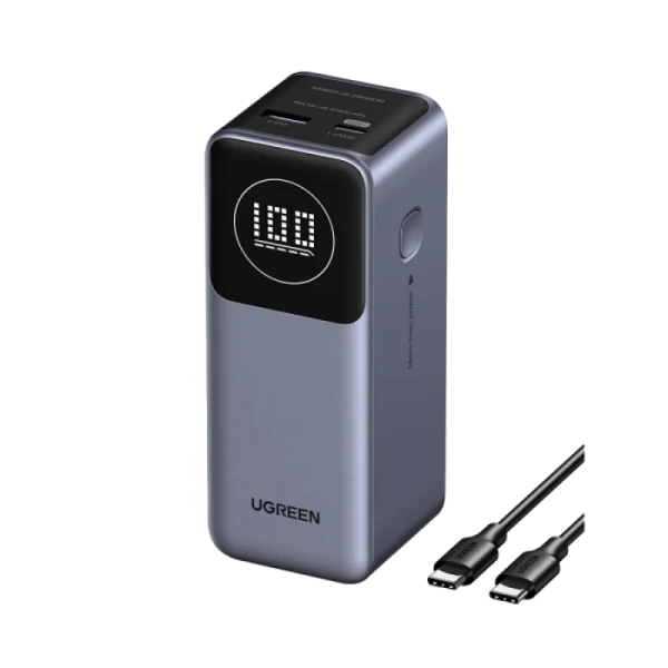 Ugreen prenosna polnilna baterija 12.000mAh, 100W