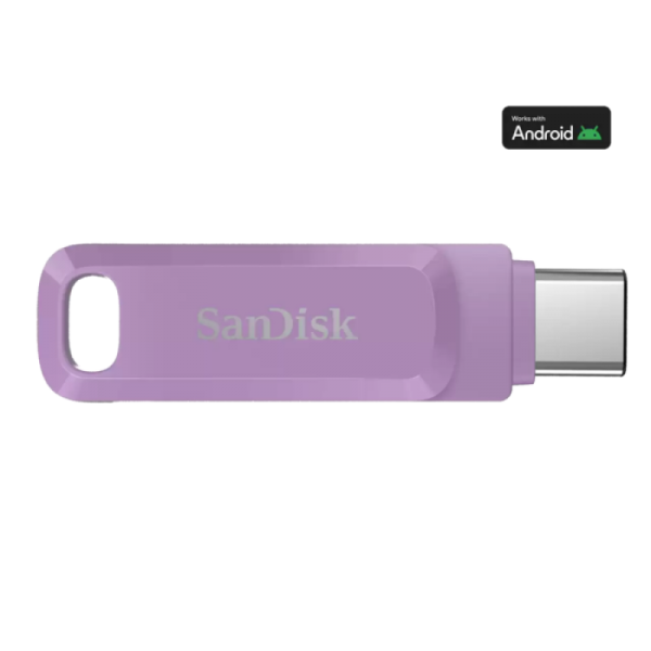 SanDisk 64GB Ultra Dual Drive Go USB-C/A 3.2 USB ključ (vijoličen)