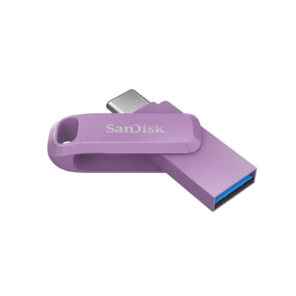 SanDisk 128GB Ultra Dual Drive Go USB-C/A 3.2 USB ključ (vijoličen)