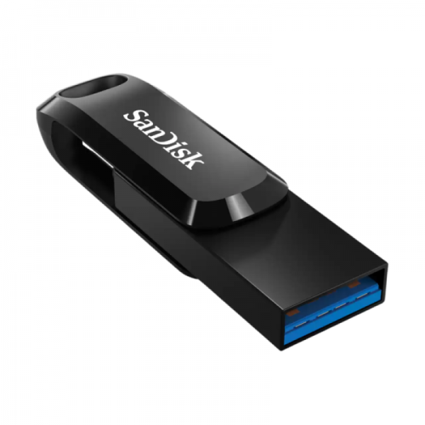 SanDisk 256GB Ultra Dual Drive Go USB-C/A 3.2 USB ključ (črn)