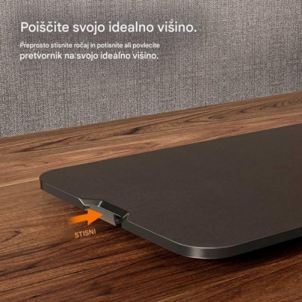 VonHaus Ultratanki nastavek za sedeče-stoječo mizo