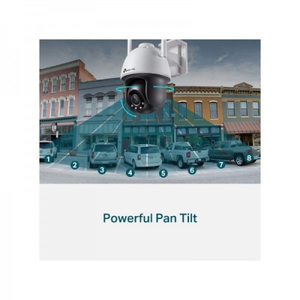 TP-LINK VIGI 4MP zunanja Full-Color Wi-Fi Pan Tilt mrežna kamera (do 2560X1440 H.265+ 30fps)