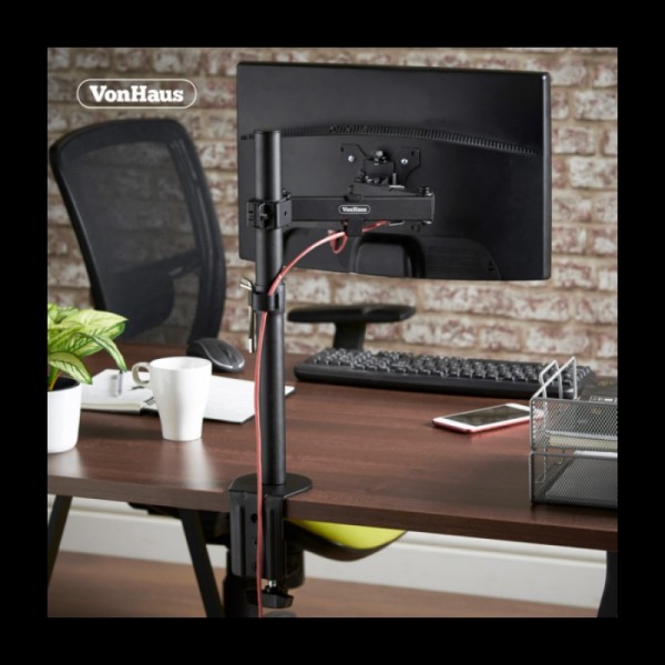 VonHaus enojni namizni nosilec za monitor (13-32)