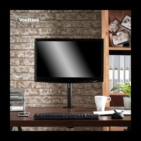 VonHaus enojni namizni nosilec za monitor (13-32)