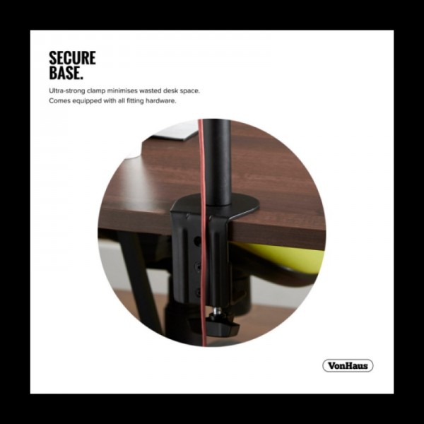 VonHaus enojni namizni nosilec za monitor (13-32)
