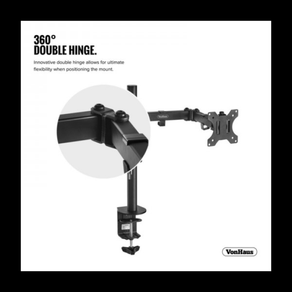 VonHaus enojni namizni nosilec za monitor (13-32)