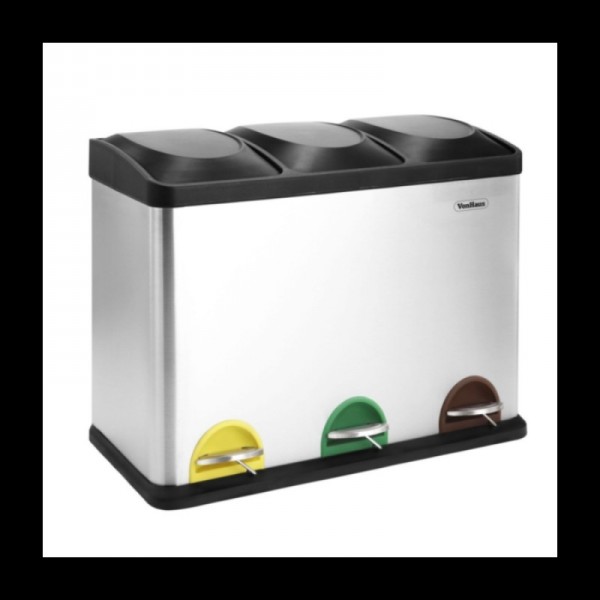 VonHaus koš za ločevanje odpadkov 45L
