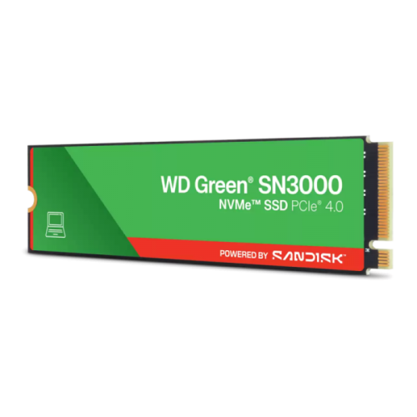 SanDisk 2TB WD Green SN3000 M.2 2280 PCI-e 4.0 NVMe 1.4 SSD disk