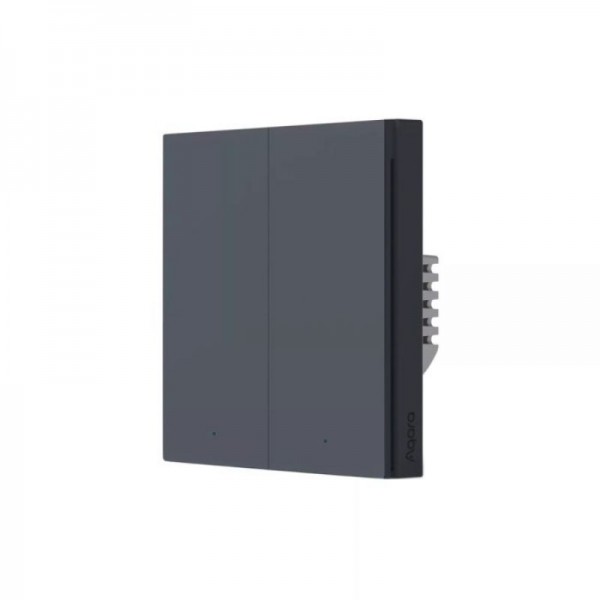 AQARA dvojno stensko stikalo H1 EU z nevtralnim vodnikom, WS-EUK04 GREY