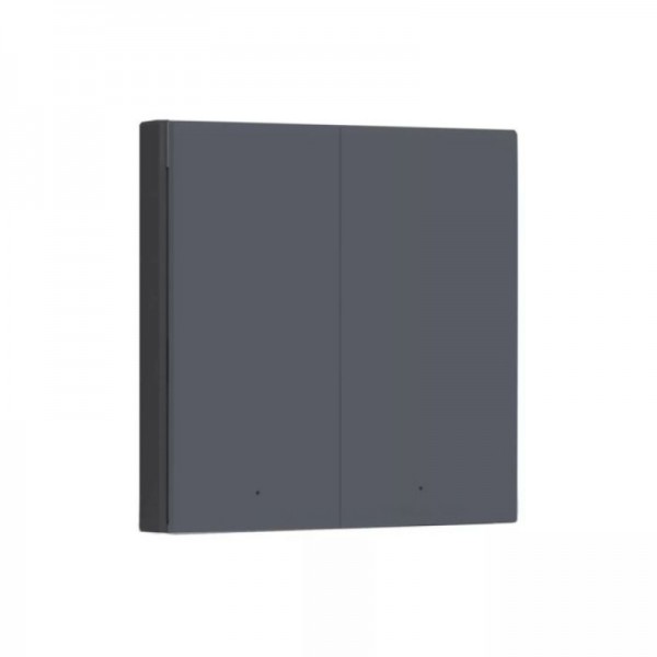 AQARA dvojno stensko stikalo H1 EU z nevtralnim vodnikom, WS-EUK04 GREY