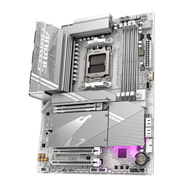 GIGABYTE X870 AORUS ELITE WIFI7 ICE, DDR5, SATA3, USB4, DP, 2.5GbE, WiFi 7, AM5 ATX