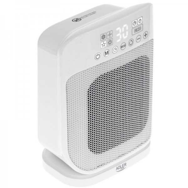 Adler Keramični grelnik LCD z daljinskim upravljalnikom AD 7727 Adler Keramični grelnik LCD z daljinskim upravljalnikom AD 7727