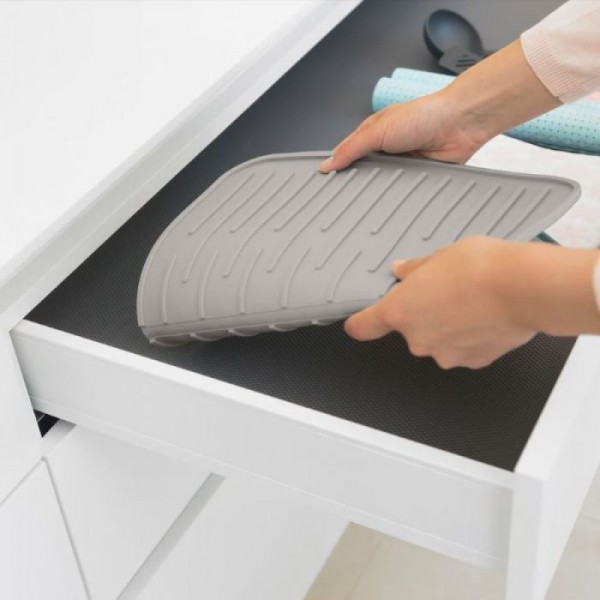 Brabantia silikonska podloga za sušenje posode siva 230042