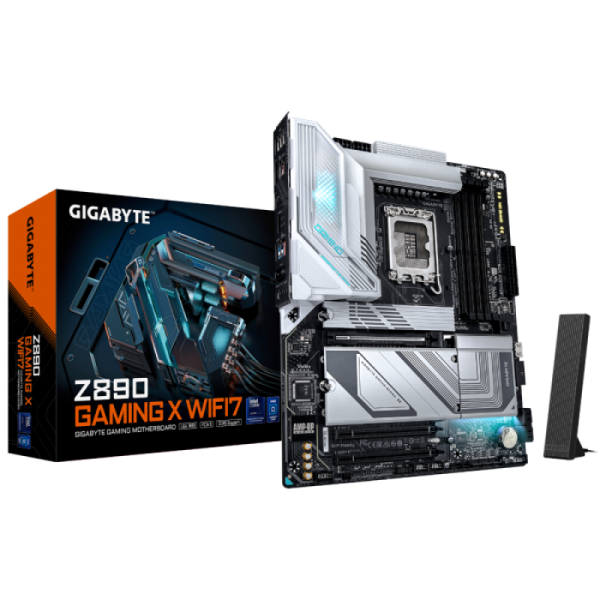 GIGABYTE Z890 GAMING X WIFI7, DDR5, SATA3, USB4, DP, 2.5GbE, WIFI 7, LGA1851 ATX
