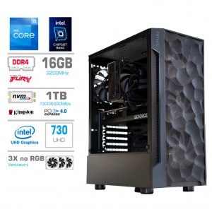 Računalnik MEGA TWR S7 i5-12400/Intel 730/16GB/1TB-4.0/750W/Brez OS