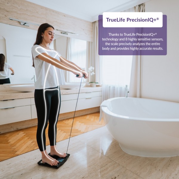TrueLife pametna tehtnica W8 Black TrueLife pametna tehtnica W8 Black