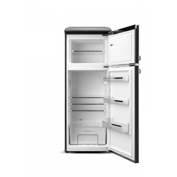 ETA Retro kombinirani hladilnik Storio [E, V: 148,2 cm, H: 170L, Z: 45L, črn]