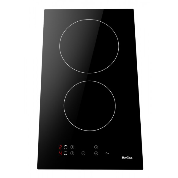 AMICA keramična kuhalna plošča PCH3200ZT [2 coni, 30cm, črna]