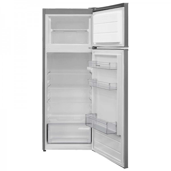VOX kombinirani hladilnik KG 2500S E [E, H: 171 L, Z: 42 L, V: 145 cm, srebrn
