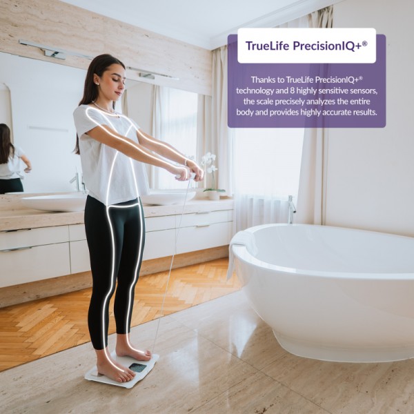 TrueLife pametna tehtnica W8 White