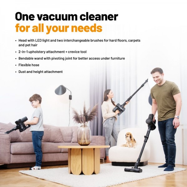Lauben pokončni sesalnik 3in1 Pet Deluxe