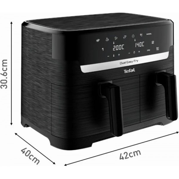 TEFAL Cvrtnik Dual Easy Fry EY901N10